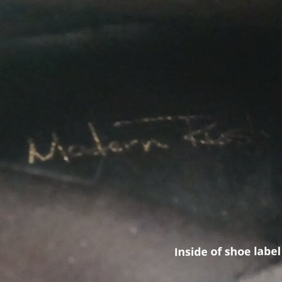 Modern Rush Womens Black Suede Stiletto Bootie Gorgeous Heeled Ankle Boots 💜 - Picture 9 of 11